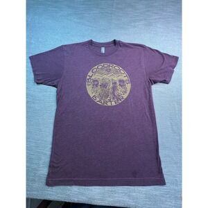 Bloodroots Barter American Apparel Graphic T-Shirt Mens Medium Purple Heather